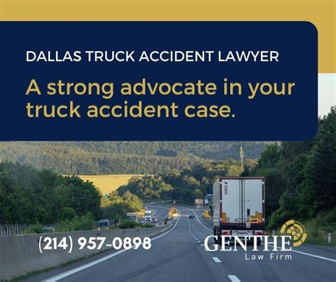 Dallas Truck Accident Lawyer U Genthelaw