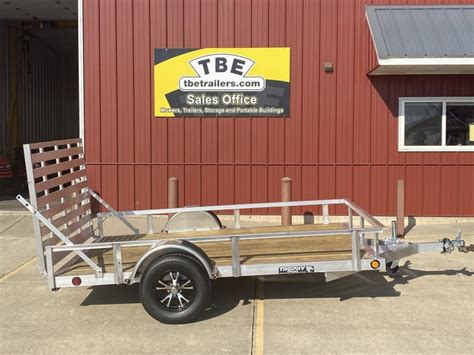 Trophy Trailers Aluminum Rail Utility Trailer Tbe Equipment