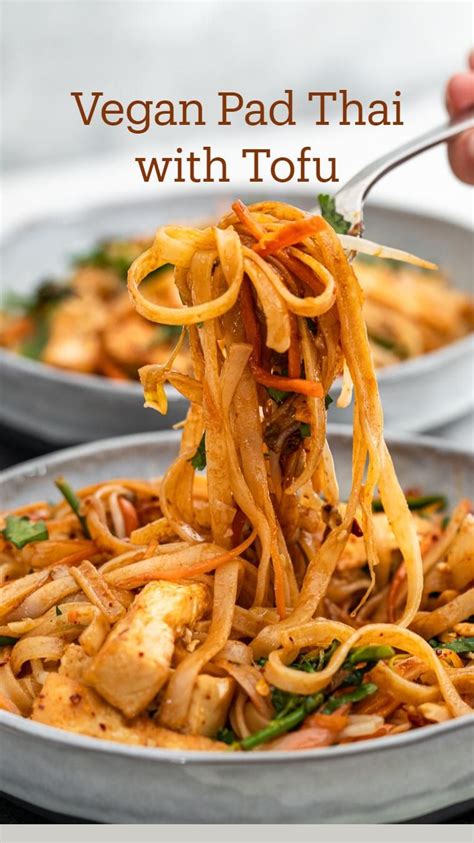 Vegan Pad Thai With Tofu Artofit