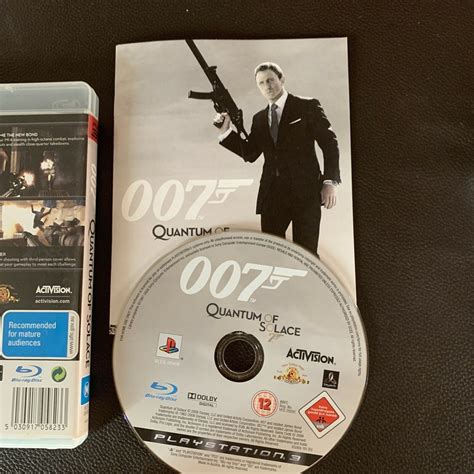 007 Quantum Of Solace Playstation 3 Ps3 Game With Manual Retro Unit