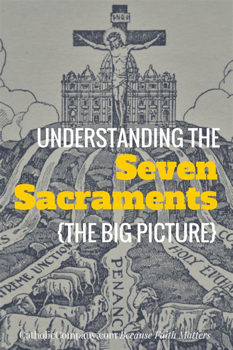 Understanding The 7 Sacraments The Big Picture The Catholic Company®