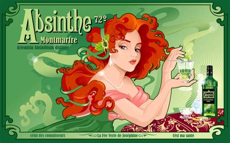 Green Fairy Absinthe Poster