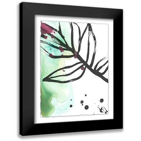 Vess June Erica X Black Modern Framed Museum Art Print Titled