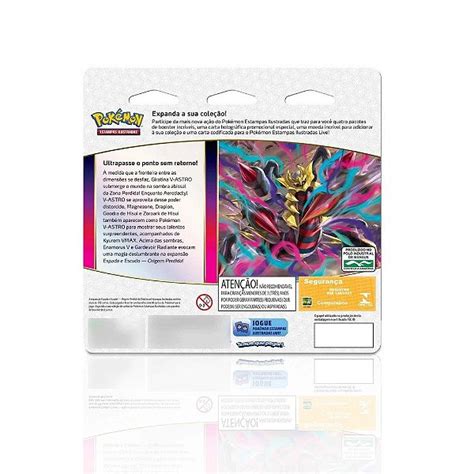 Blister Quadruplo Pokémon EE11 Origem Perdida Weavile ShopDG Sua