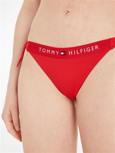 Tommy Hilfiger Swimwear Bikini Hose Th Side Tie Cheeky Bikini Mit