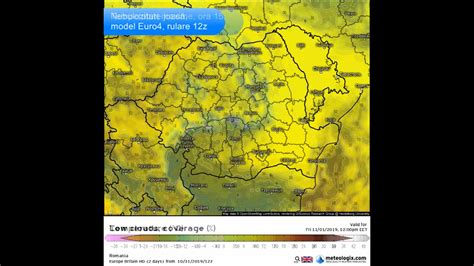 Prognoză meteo 01 noiembrie 2019 YouTube