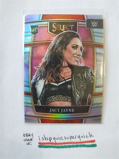 2022 Panini Select WWE Concourse Jacy Jane NXT 2 0 SILVER HOLO PRIZM