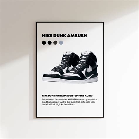 Hypebeast Printable Wall Art Hypebeast Sneaker Poster Minimalist