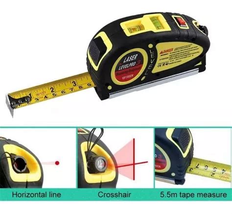 Nivel Laser Multiproposito Con Metro Alineador Dos Burbujas Mercadolibre