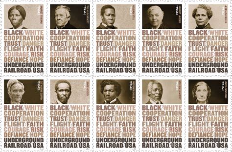 Usps Commemorates The Underground Railroad On New Stamps