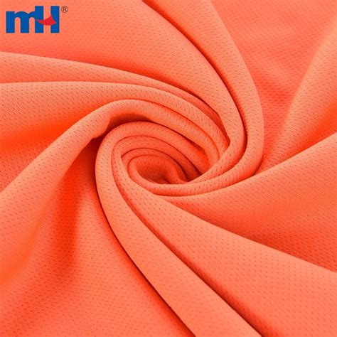 100 Polyester Bird Eye Dry Fit Interlock Fabric For Sportswear