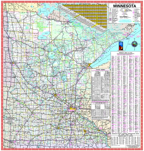 Minnesota Road Map