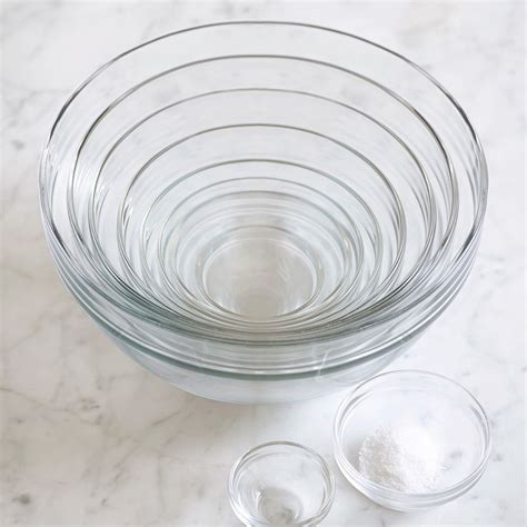 Glass Mixing Bowl 10 Piece Set Williams Sonoma