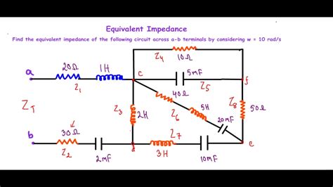 Equivalent Impedance In Ac Circuit