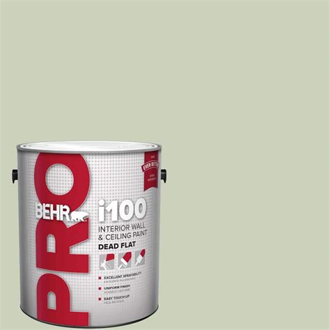 Behr Pro Gal Ppu Chinese Jade Dead Flat Interior Paint Pr