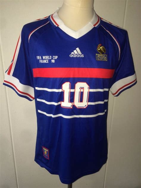 Zidane / France - World Cup 1998 Final shirt; France vs - Catawiki