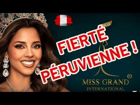 Miss Grand International La P Ruvienne Luciana Fuster Est La