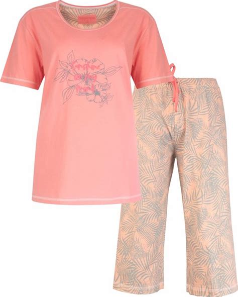 Irsad B Irresistible Dames Korte Shortama Pyjama Set Palm Print