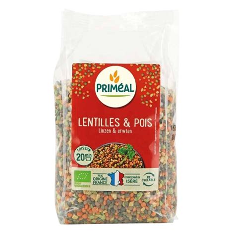 Lentilles Pois G Primeal Acheter Sur Etiketbio Eu