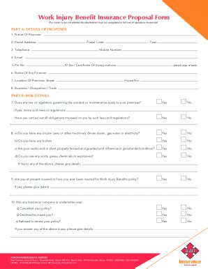 Fillable Online Aar Work Injury Form Fax Email Print Pdffiller