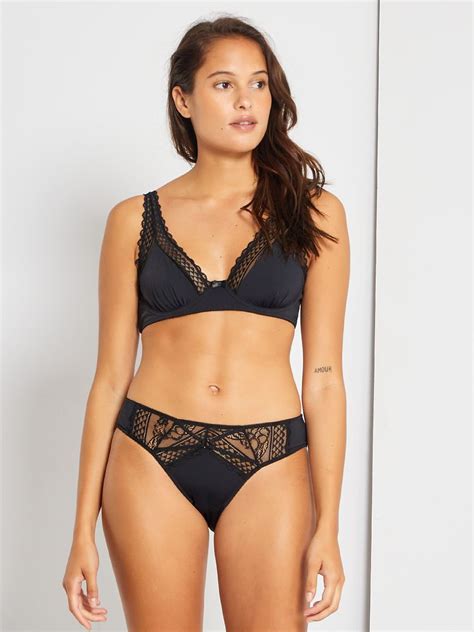 Braguita Envie De Lingerie Negro Kiabi