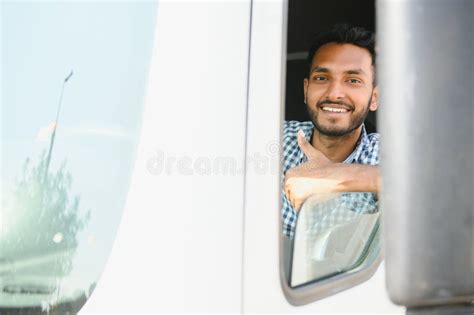 Portrait of a Indian Truck Driver. Stock Image - Image of busy, asian ...