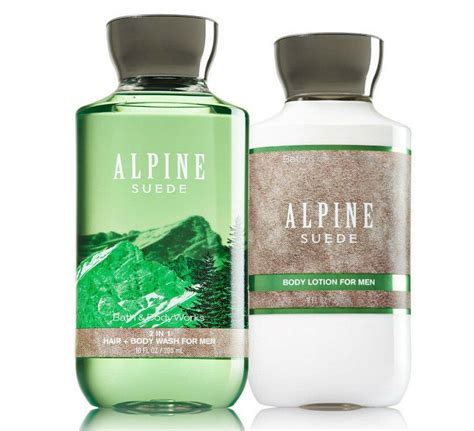 Bath Body Works Alpine Suede Body Lotion 2 In 1 Hair Body