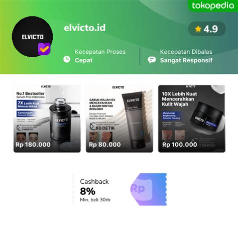 Elvicto Id Produk Resmi And Terlengkap Gopaylater Cicil 0 Tokopedia