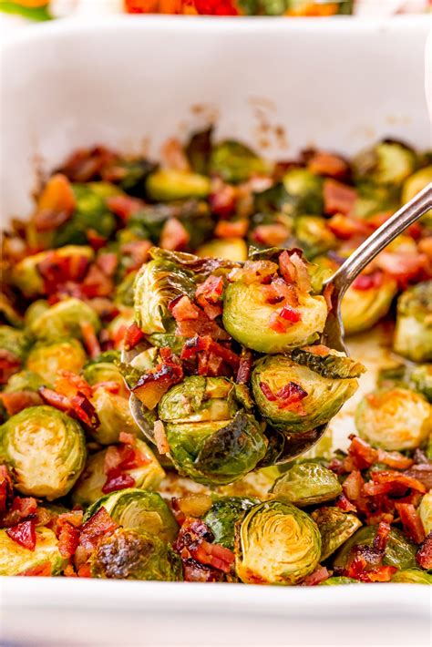 Brown Butter Bacon Baked Brussels Sprouts Sweet Cs Designs