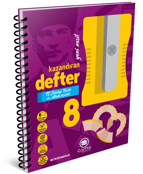 8 Sınıf T C İnkılap Tarihi ve Atatürkçülük Kazandıran Defter Çanta