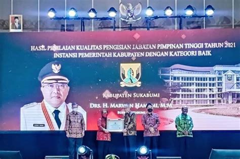 Pemkab Sukabumi Raih Predikat Baik Dalam Anugerah Kualitas Pengisian