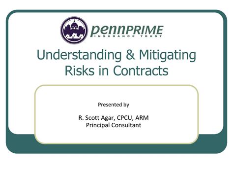 Understanding And Mitigating Risks In Contracts Ppt Download