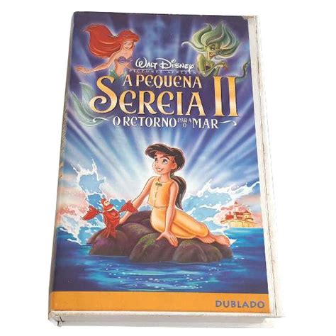 Fita Vhs A Pequena Sereia Ii O Retorno Para O Mar Shopee Brasil