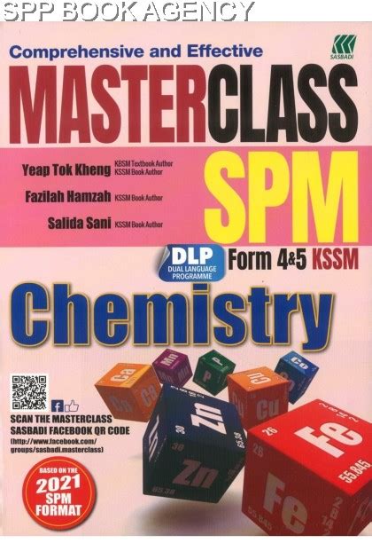 Sasbadi Rujukan Komprehensif Dan Efektif Master Class Spm Chemistry