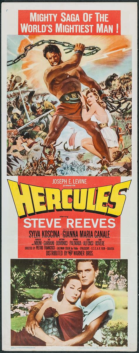 Hercules 1960s Spanish Posters Italian Posters Theatre Poster