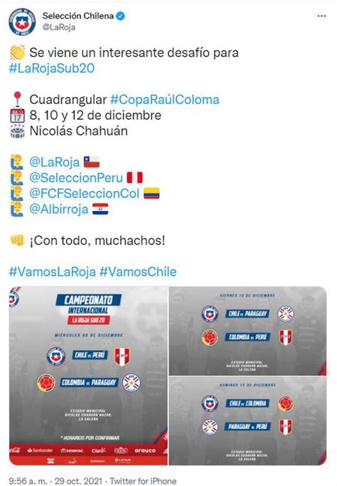 Selecci N Peruana Sub Jugar Amistosos Participar En Cuadrangular