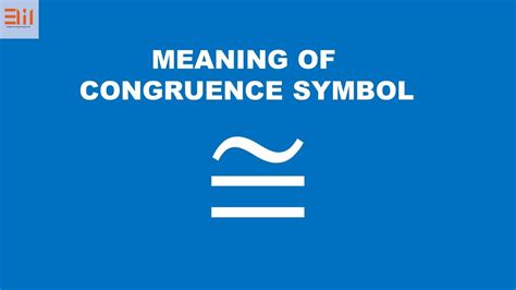 Congruence Symbol Science Behind The Symbol Of Congruence Youtube