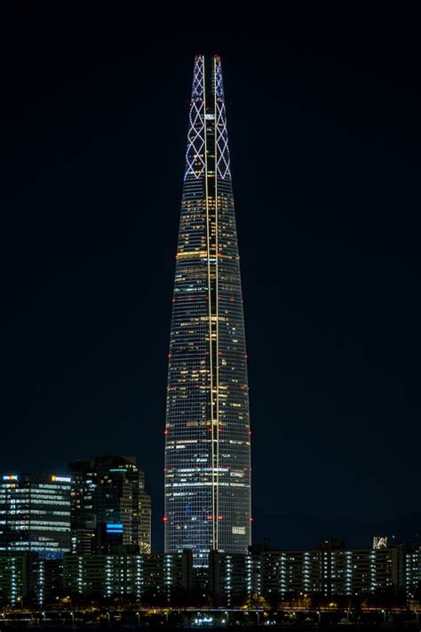 Building Tower Lotte Night - Free photo on Pixabay - Pixabay
