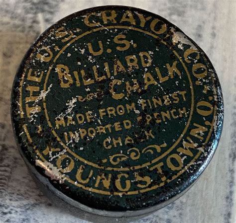 Info On Antique Us Billiard Chalk Chalker