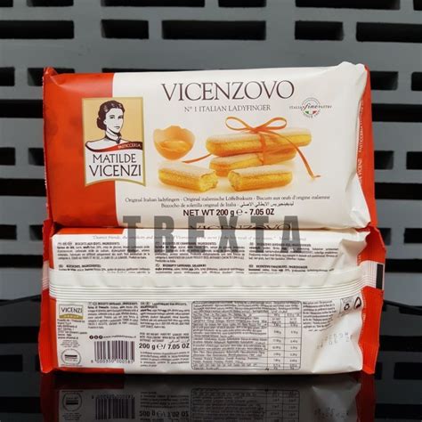 Jual KARTON BISKUIT VICENZOVO LADY FINGER 200GR Shopee Indonesia