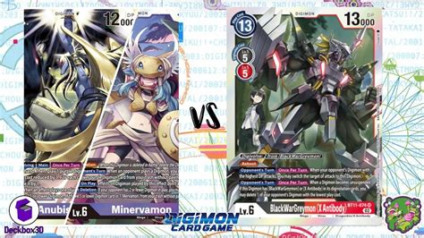 DIGIMON TCG Minervamon Purple Vs BlackWarGreymon X Red YouTube