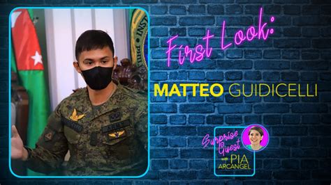 First Look Matteo Guidicelli Surprise Guest With Pia Arcangel