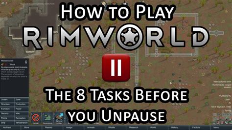 The First Tasks In Rimworld Beginner S Tips And Getting Started