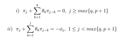 Solved How Can I Proof That In An Invertible ARMA P Q Chegg