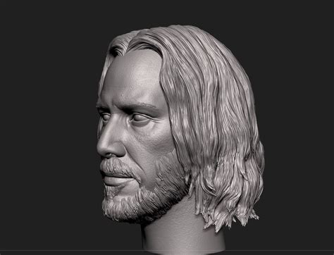 Keanu Reeves Neo John Wick Head D Model D Printable Cgtrader