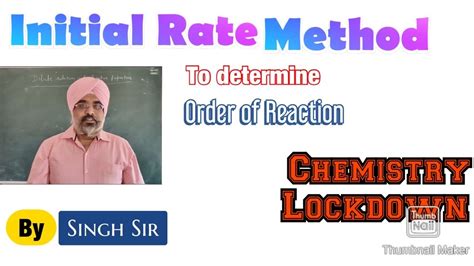 How To Determine Order Of Reaction By Graphical Method Plotting The Log Of The Relative Rate