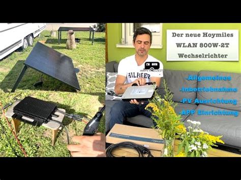 Wann Wenn Nicht JETZT Mini PV Anlage Mit Dem Neuen Hoymiles WLAN