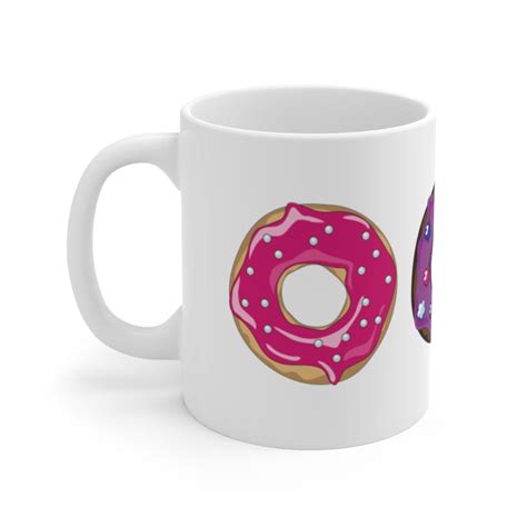 Bi Pride Donuts Subtle Bisexual Pride T Ceramic Mug 11 Oz Etsy