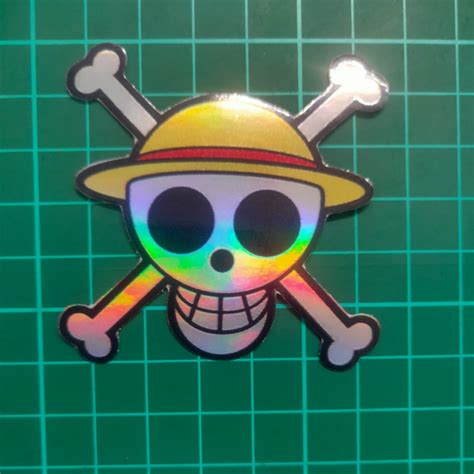 Jual Sticker Hologram Anime One Piece Stiker Hologram Anime Onepiece