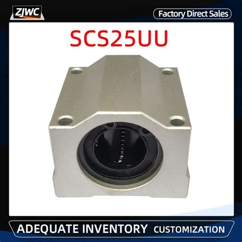 1PC Linear Motion Ball Bearing Slider Block Bushing SC25UU SCS25UU